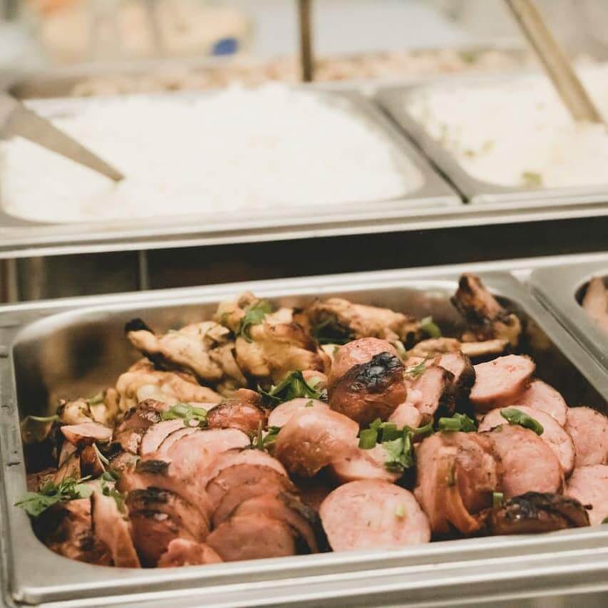 Buffet de churrasco completo para 200 pessoas